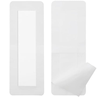 Extra Long Adhesive Island Dressing 10 Pcs, 4"x14" Knee Replacement Surgery Gauze Bandages Wound Breathable Bordered Hip Surgery Back Incision Post Surgical Recovery Individually Wrapped - color: Breathable Non-woven, size: 4 x 14 Inch (Pack of 10)