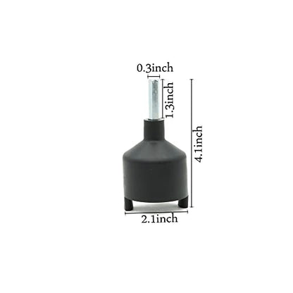 50 Pcs Electric Fence Screw-in Tape Insulators, Black