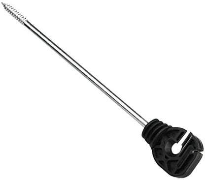 Electric Fencing Premium Stand Off/Long Arm Multi Purpose Insulator for Polywire/Polytape/Rope/Wire PK50 - size: PK50