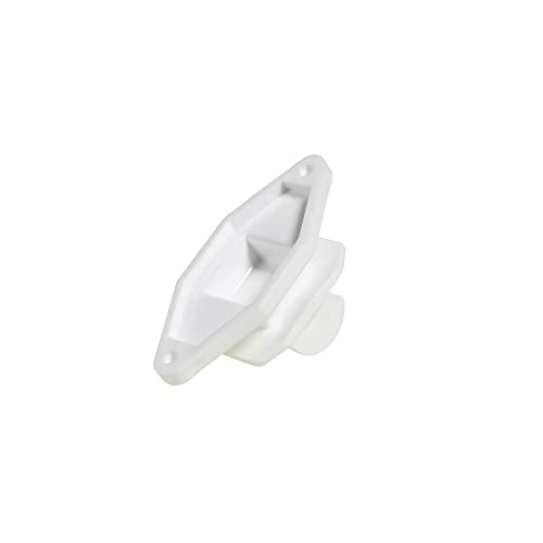 50 Pack Electric Fence Wood Post Claw Insulators, White