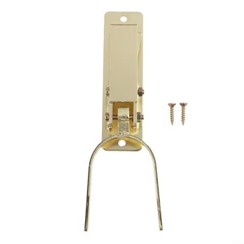 1PCS Locking Gate Latch for heavy-duty One-Hand Automatic Spring Lock Rust-Resistant Steel Instant-lock latch for Farm Ranch