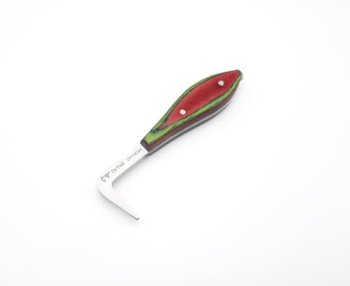 Clinch Cutter and Pritchel Tool Combo – Professional Farrier Hoof Nail Clinch Cutter Durable Construction Satin Stainless Steel, Long Pick - color: Long Pick