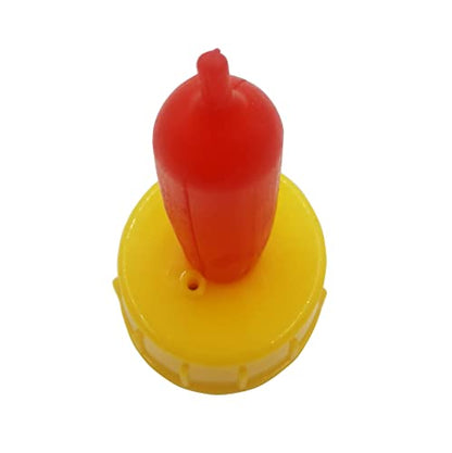 12-Pack Pritchard Nipple for Goats Milk Drink Bottle Nipple Soft Rubber Pritchard Teat for Small Animal Nursing Lambs Goat Kids Pup Dog Foal Calf Piglet Feed Orphaned