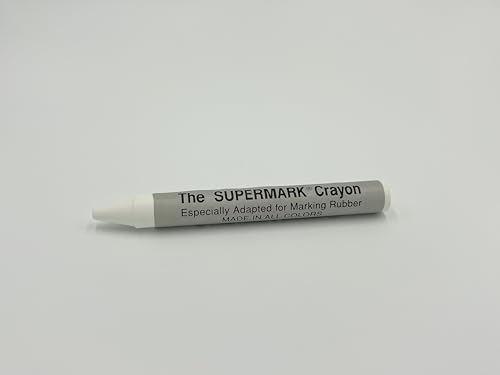Supermark Crayon,Our most sought-after crayon,Perfect for Roofing,TPO,PVC,EPDM,1 DOZEN,white