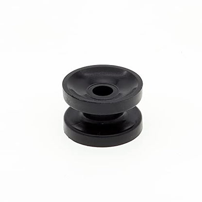 20Pcs Black Circular Ring Corner Post Electric Fence Insulator