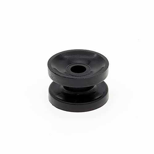 36 Pcs Circular Ring Corner Post Electric Fence Insulators, Black
