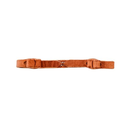 AJ Tack Harness Leather 2 Button Curb Strap