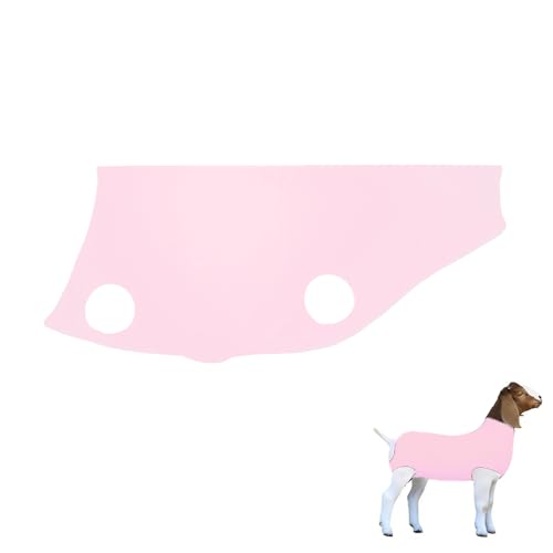 Spandex Goat Tube for Show Goats - Show Livestock Supplies: Goat Covers & Blankets (Pink, Medium) - color: pink, size: Medium