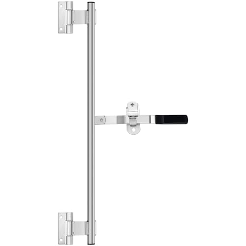 Hicarer Silver Cam Bar Enclosed Lock Trailer Zinc Plated, Silver, 36 Inch - color: Silver, size: 36 Inch