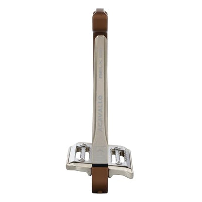 Acavallo Rel-X 180 Stirrups - color: Golden Brown