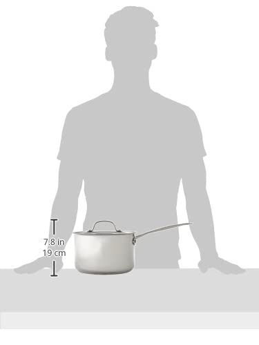 Cuisinart 7194-20 Chef's Classic Stainless 4-Quart Saucepan with Cover - size: 4 Quarts