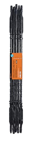 Gallagher 37" Insulated Line Posts for Permanent or Temporary Electric Fencing | Composite Electric Fence Posts with Fiberglass Core - style: 37" Insulated Line Posts