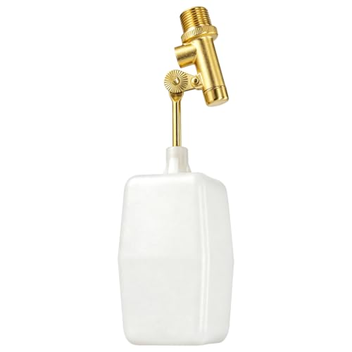 3/8" Pool Water Level Float Valve, Heavy Duty 125 PSI Automatic Fill Control Adjustable Flow, 2.25 GPM Flow for In-Ground Pools Ponds Fountains Livestock Tanks & Swamp Cooler