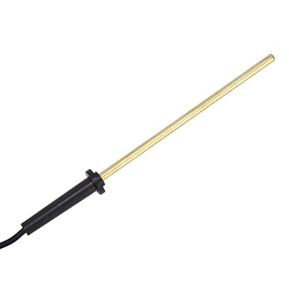 12KV Electric Fence Voltage Tester, ABS Electric Fence Fault Finder with Copper Rod, Farming Equipment Portable Testing Tool with 8 Neon Indicator Lights, 2000-12000V