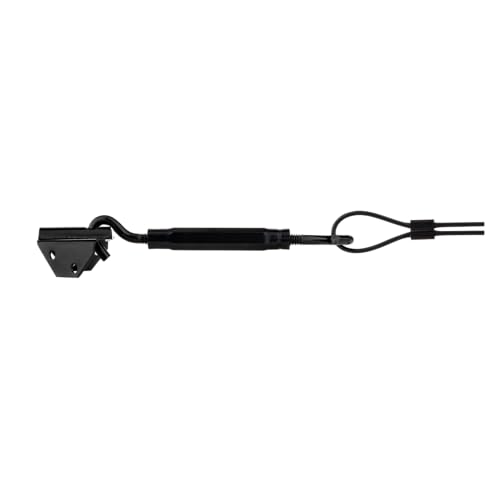 National Hardware Anti-Sag Gate Kit, Steel, Exterior Use, Black