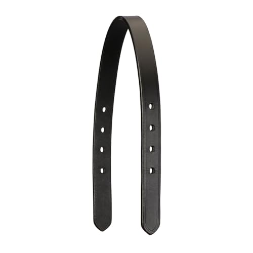 SIE Replacement Leather Crown Pieces for Breakaway Safety Halters 24-inch - color: Black