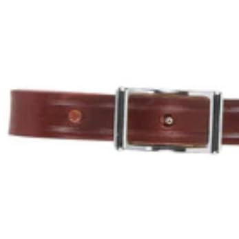 Weaver Equine Leather Girth Connector Strap, Burgundy - size: 5/8" x 16"
