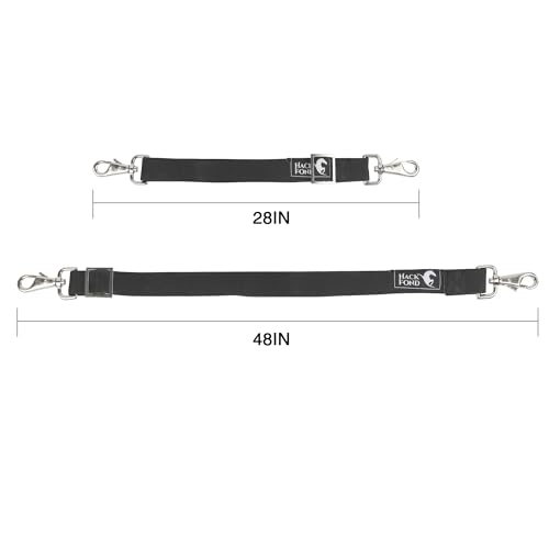 2pcs Horse Blanket Leg Straps Replacement, Elastic Leg Straps | Horse Blanket Leg Straps Replacement, Elastic Leg Straps for Horse Blanket, Adjustable Length from 28 to 48 Inch Black - size: Leg Straps
