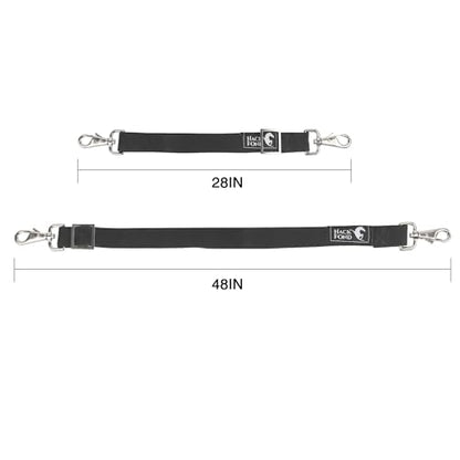 2pcs Horse Blanket Leg Straps Replacement, Elastic Leg Straps | Horse Blanket Leg Straps Replacement, Elastic Leg Straps for Horse Blanket, Adjustable Length from 28 to 48 Inch Black - size: Leg Straps