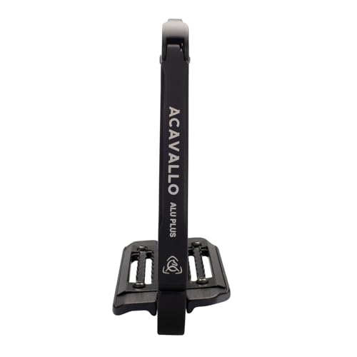 Acavallo Arena Aluplus 2.0 Stirrups - color: Total Black