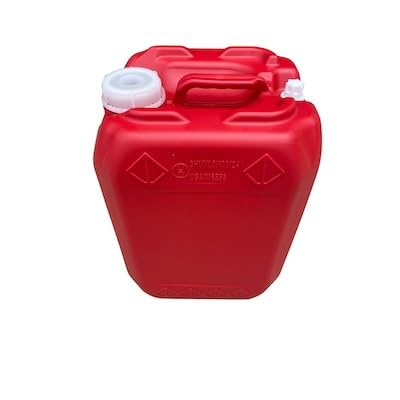 5 Gallon Hedpack with Cap | Carboy | Brewing & Fermentation | Stackable | BPA FREE- Food Grade (RED)