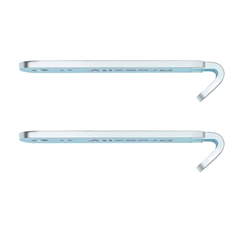 Fence Wire Twister for T Post Clips, Barb Wire Fence Tools,Time Saver Barb Galvanized Twisted Wire Fence Tools Easy to Use Strong Enough to Twist Any Fencing Wire (2 Pack) - size: Wire Twister Silver-2pcs