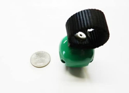 Steel Dog Collar Bell (Bear Bell) - color: Green