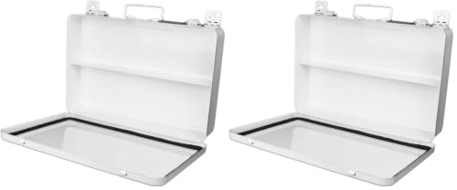 Ever Ready First Aid Metal Case, No.36 – 14” x 10” x 2.5” (Pack of 2) - size: 14" x 10" (Pack of 2)