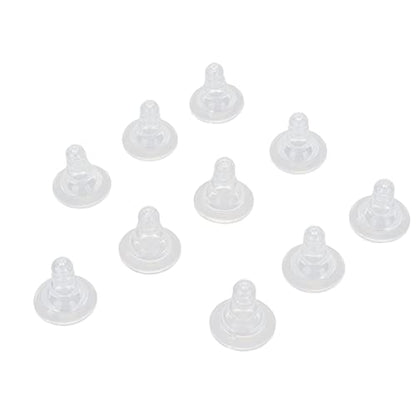 10Pcs Nipple for Goats, 10Pcs Goat Nursing Soft Silicone Thicken Lamb Goats, Small Animal Milk Drink Nipples Feeding Sheep Cattle Rubber Pacifier Replacement Lambs and Kids