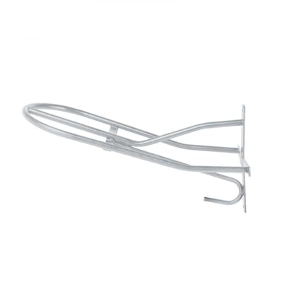 HORZE Wall Mounted Saddle Rack | Bridle Hook Included - Silver - One Size - color: Silver