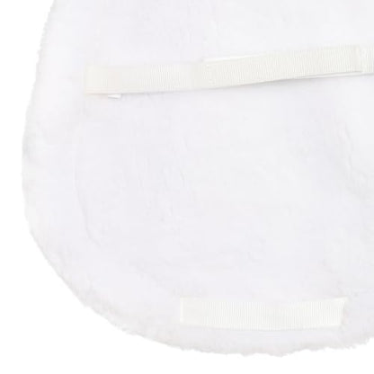 TuffRider EquiCool Fleece Hunter Saddle Pad-White-16-16.5