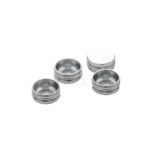 implants Replacement Male Caps Metal Housing Processing Caps (4 Pcs Metal Housing Processing Caps) - color: 4 Pcs Metal Housing Processing Caps