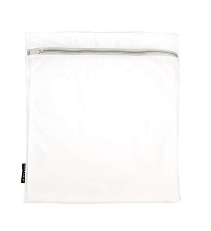 Laura Ashley Large Laundry Delicates with Zipper Closure to Protect Clothes Mesh Wash Bag, Clear, LA-92435