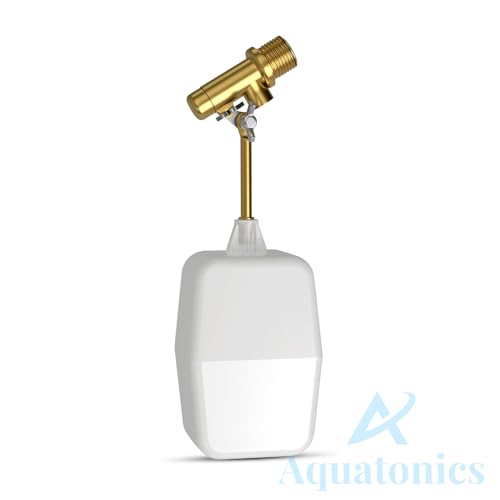 3/8" Water Float Valve – Heavy-Duty 125 PSI Water Level Controller - Easy Wingnut Adjustment Float Valve – Adjustable Flow (2.25 GPM) for In-Ground Pools & Auto-Fill Systems