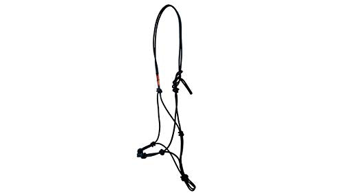 Downunder Horsemanship Rope Halter - color: Black, size: Small