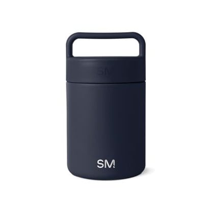 Simple Modern Insulated Food Jar with Handle | 12oz | Navy | Provision Stainless Steel Food Jar, Lunch Container | Leak Proof for Adults, Smoothie Bowl, Soup | Deep Ocean - color: -Deep Ocean, size: 12 Ounces