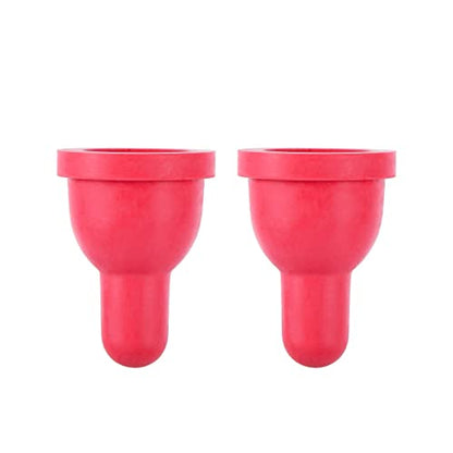 2Pcs Sheep Goat Lamb Milk Nipples Soft Rubber Pacifier - size: Lamb pacifier