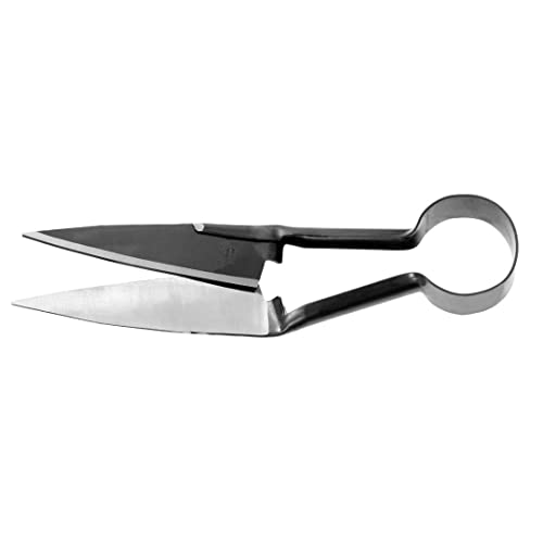 BERGER Sheep & Hedge Shears – Versatile 12.2" Garden Clippers with Self-Sharpening Straight Blades, Round Spring Design, 5.5" Cutting Length, Ambidextrous Use – 2711
