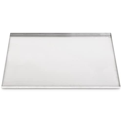 Metal Dog Crate & Kennel Replacement Tray/Pan, Galvanized, 52.25x34.88 in | Chew-proof, crack-proof, rust-resistant. Fits Most Standard 54 in Crates. - color: Galvanized, size: 52.25"L x 34.88"W x 1"H
