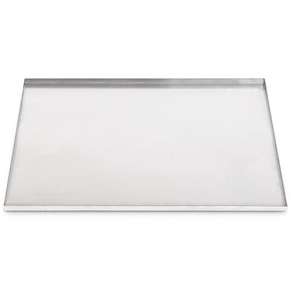 Metal Dog Crate & Kennel Replacement Tray/Pan, Galvanized, 52.25x34.88 in | Chew-proof, crack-proof, rust-resistant. Fits Most Standard 54 in Crates. - color: Galvanized, size: 52.25"L x 34.88"W x 1"H