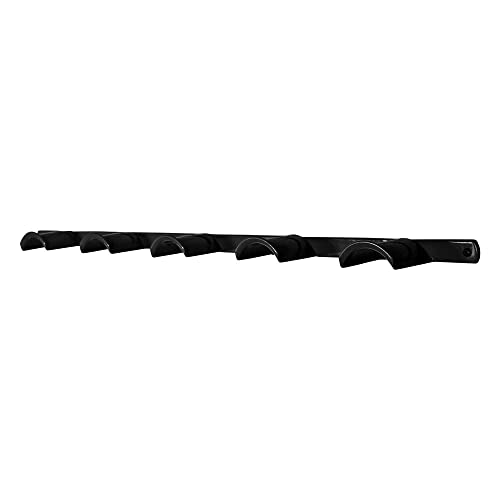 EASY-UP Coated Metal 5 Hook Rounded Tack Rack | Horse Tack Organizer for Barn & Equestrian Enthusiasts | Portable & Mountable with Supportive Crowns
