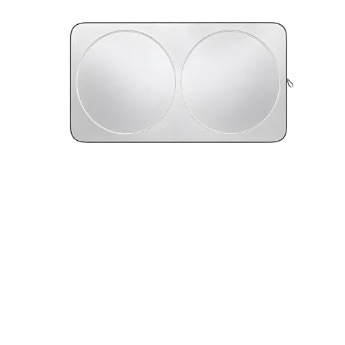 Car Windshield Sunshade, Front Window Heat Blocker Automotive Sun Screen, Foldable Sun Visor Cover Vehicle Front Windshield Shades for UV Protection, Car Accessories (Small) - color: S(150*70cm)