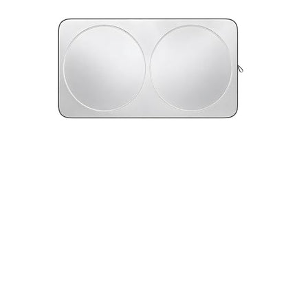 Car Windshield Sunshade, Front Window Heat Blocker Automotive Sun Screen, Foldable Sun Visor Cover Vehicle Front Windshield Shades for UV Protection, Car Accessories (Small) - color: S(150*70cm)