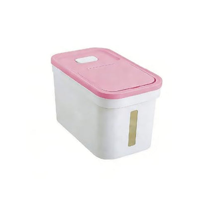 Rice Storage Container 22 lbs Storage Box with Lid Food Storage Flour Bin for Kitchen Pantry Organization, Pet Dog Cat Food Storage Container