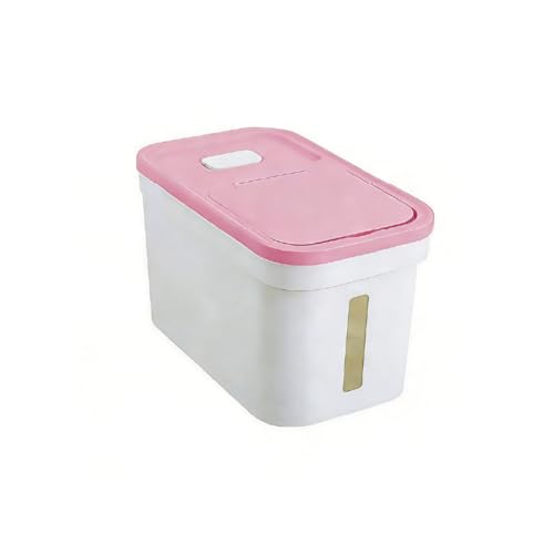Rice Storage Container 22 lbs Storage Box with Lid Food Storage Flour Bin for Kitchen Pantry Organization, Pet Dog Cat Food Storage Container