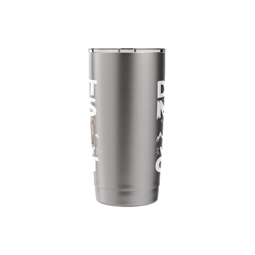 Don´t Mess With My Goat Cute Coat Pygmy Goat Farmer Stainless Steel Insulated Tumbler - color: Brushed Steel