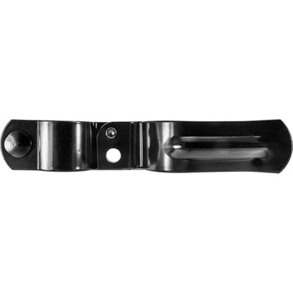 Black 1-5/8" x 2-7/8" Heavy Duty Fork Latch - Pressed Steel - Powder Coated - color: Black, size: 1-5/8" x 2-7/8"