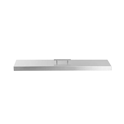Celestial Fire Pit Cover for 30”x6” Linear Burner Pan (33" x 9" Actual Size), Commercial Grade, Stainless Steel, Reinforced Wrapped Edge - size: 33" x 9"