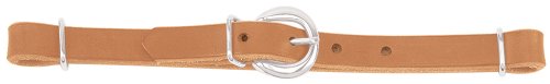 Weaver Leather Horizons Straight Harness Leather Curb Strap - color: Golden Brown