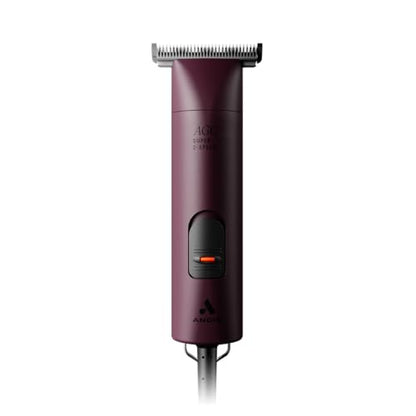 Andis 23330 AGC Super 2-Speed Horse Clipper, Includes T-84 Blade, Burgundy | Cool & quiet running, extra-wide detachable blade, professional horse & pet grooming clipper